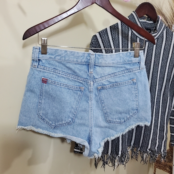 BDG Medium Blue Cheeky Super High Rise Shorts Sz. 26 - Picture 3 of 5